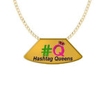 HASHTAG QUEENS 14 KARAT GOLD PLATED NECKLACE
