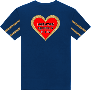 HASHTAG QUEENS HEART T-SHIRT