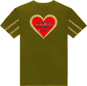 HASHTAG QUEENS HEART T-SHIRT