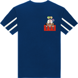 QUEENS VICTORIA T-SHIRT WITH STRIPES